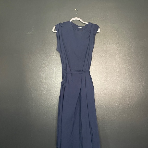 Plus Size Tie-Waist A-Line Midi Dress, Created for Macy's - Picture 2 of 2